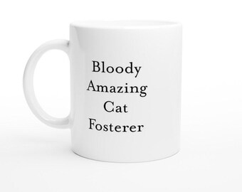 Funny Cat Fosterer Mug – Cat Rescue Gift, Custom Coffee Cup