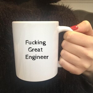 Geweldige ingenieur-mok – grappig cadeau voor ingenieurs en technische nerds, onbeleefde koffiekop voor STEM-professionals, appreciation engineering-mok voor werk