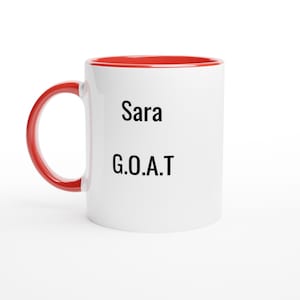 Sara greatest of all Mug, Funny Sara Mug, Sara Gifts, Names, Personalised Sara Mug, Custom Coffee Cup Presents for Her handmade ceramic mug