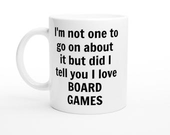 Tazza divertente con giochi da tavolo: tazza da caffè personalizzata per giocatori, regalo per gli amanti dei giochi da tavolo, tazza in ceramica fatta a mano per compleanno o Natale, tazza puzzle