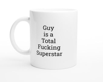 Funny Superstar Mug, Personalized Gift for Him