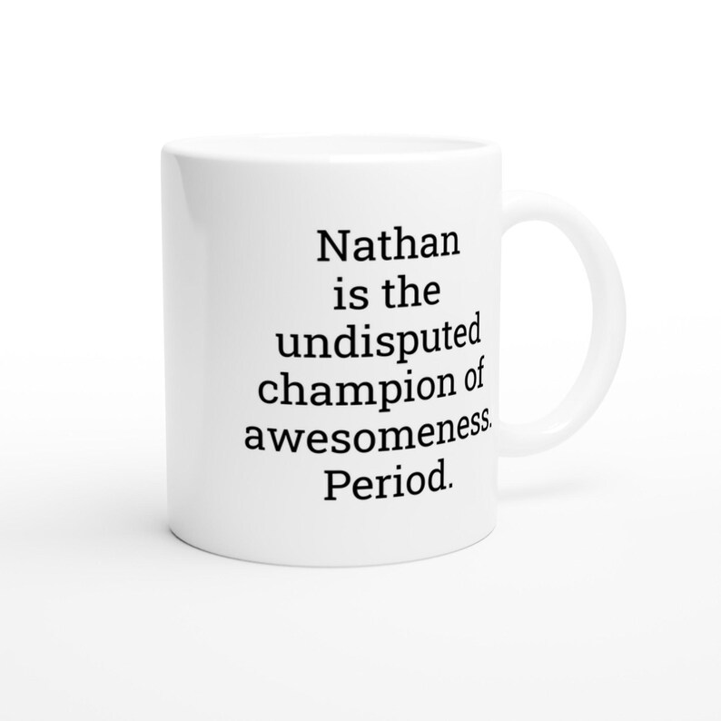 TheProfanityShop Nathan the Champion Mug - Thumbnail 2