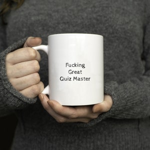 Taza de maestro de preguntas y respuestas genial, regalo divertido para maestro de preguntas y respuestas, taza para maestro de preguntas y respuestas, regalos para hombres, regalo para el equipo de preguntas y respuestas, regalo de agradecimiento