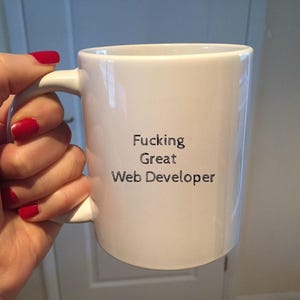 Mug amusant pour développeur Web - Cadeau de codage pour les programmeurs