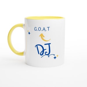 Greatest DJ of All Time Mug – Funny Music Lover Coffee Cup for Disc Jockey, EDM Producer, Club DJ, Vinyl Collector, Party Gift, Gift Idea
