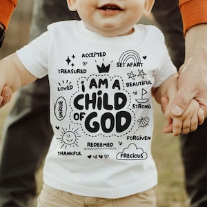 One Blessed Child of God Irish Christian Kids Shirt One Blessed Child of God Irish Christian Kids Shirt