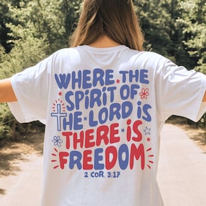 Retro Where You Are There is Freedom Shirt Design svg, Christian 4th of July Sublimation, Vintage Kids Independence Day PNG, Free Indeed png
