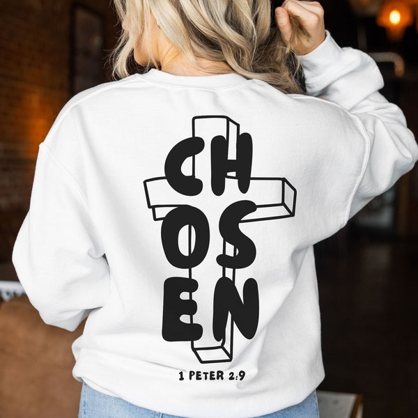 Chosen Hoodie Design svg, Retro Christian Sublimation, Bible Affirmation PNG, Dear Person Design, Jesus Saves Bro png, Commercial Use