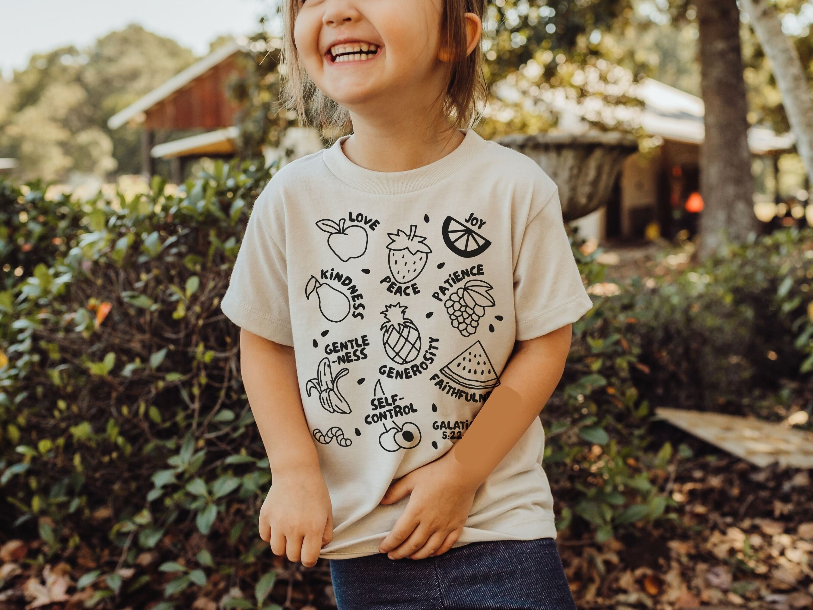Fruit of the Spirit Kids Tshirt SVG, Christian Shirt Cut File for Boys ...