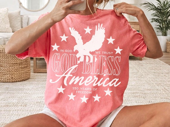 Vintage God Bless America Shirt svg, Christian 4th of July Sublimation, Retro Kids Independence Day Cut File PNG, Religious Mens Summer png