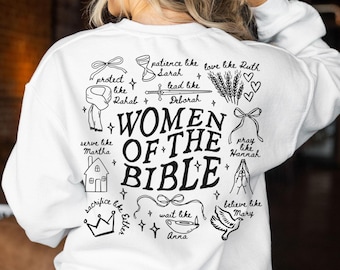 Women of the Bible Shirt svg, Retro Christian Mom Sublimation, Believe Like Mary png, Vintage Proverbs 31 Cut File, Bible Doodle SVG