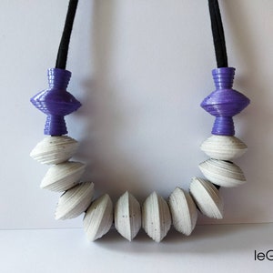 Collana Giara con perle di carta