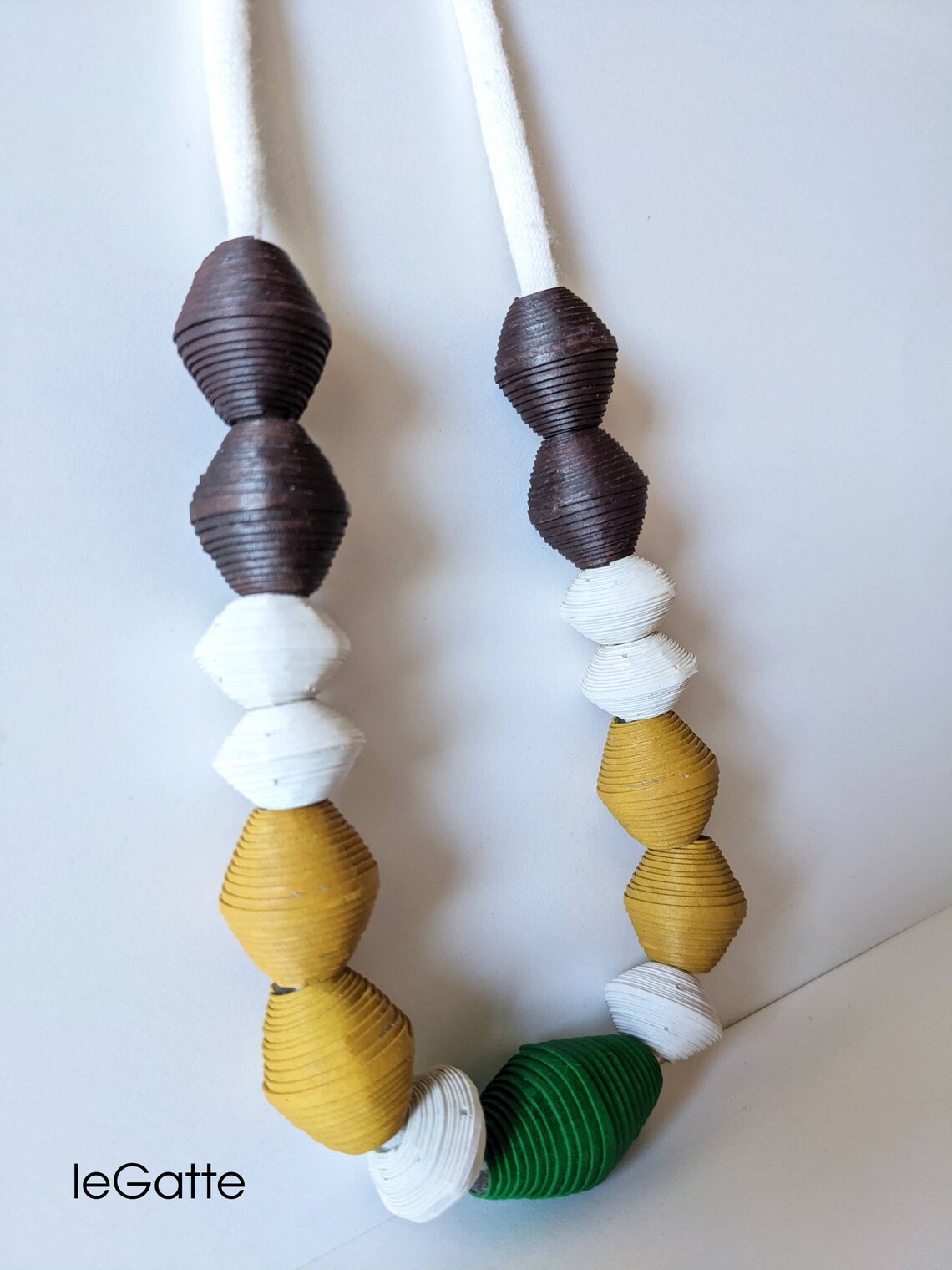 Prosy Punk Collana Africana Girocollo Oro | Multistrato In Plastica, Regolabile, Stile Tribale Per Donna