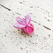 Japanese Fabric Goldfish Kawaii Hair Clip, Perfect for Kimono, Ideal for Girls and Teens - Hot Pink