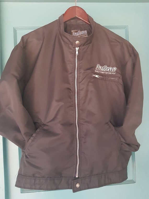 Vintage Indian Motorcycle Er Jacket Made In Canada