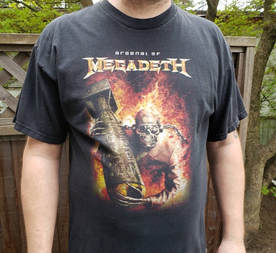 Arsenal of Megadeth Graphic Tshirt. | Etsy