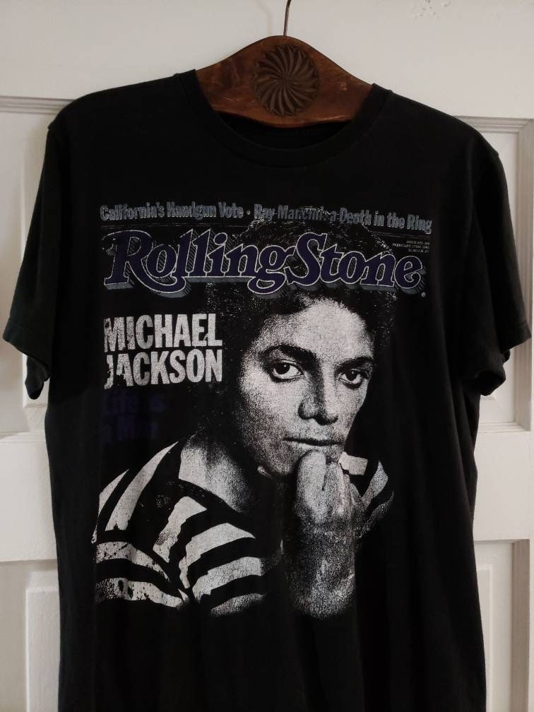 Michael Jackson Graphic Tshirt Rolling Stone Magazine Cover