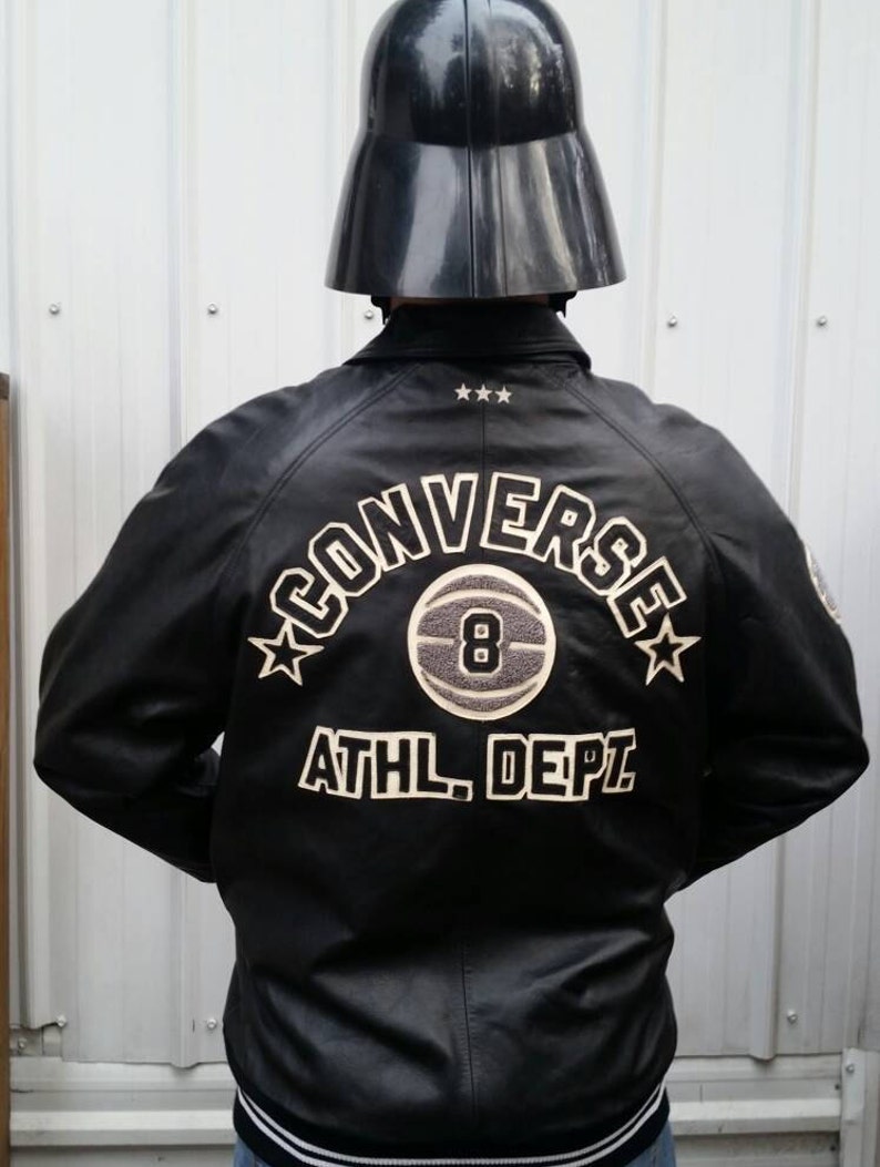 90's Converse All Star Leather Jacket 