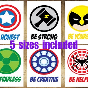 Superhero Bedroom Decor, Superhero Kids Room, Superhero Bedroom, Avengers Prints, Superhero Wall Art, Avengers Bedroom, Superhero Prints
