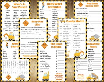 Construction Baby Shower Games, Under Construction Baby Shower, Baby Under Construction, Under Construction Baby Shower Games, Construction
