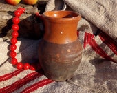 Grandparents gift Very old antique, antique Amphora, Country pottery,vase pottery jug, ancient vessel, old clay jug ceramic Table decor