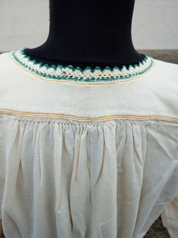 Vintage Ukrainian embroidered shirt, Embroidered … - image 6