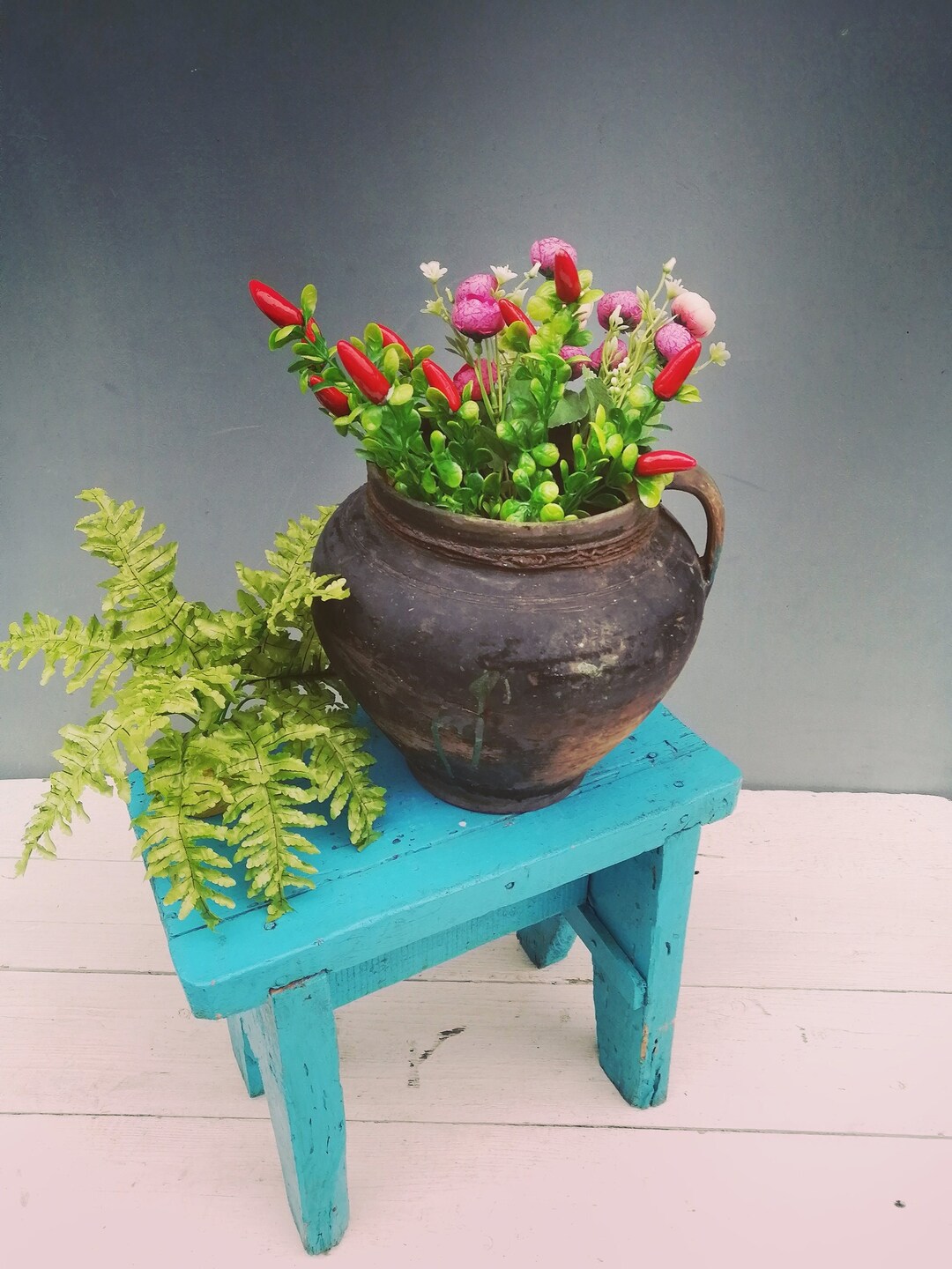 Very Old Clay Vessel Clay Pots Ceramic Vase Clay Pot Etsy