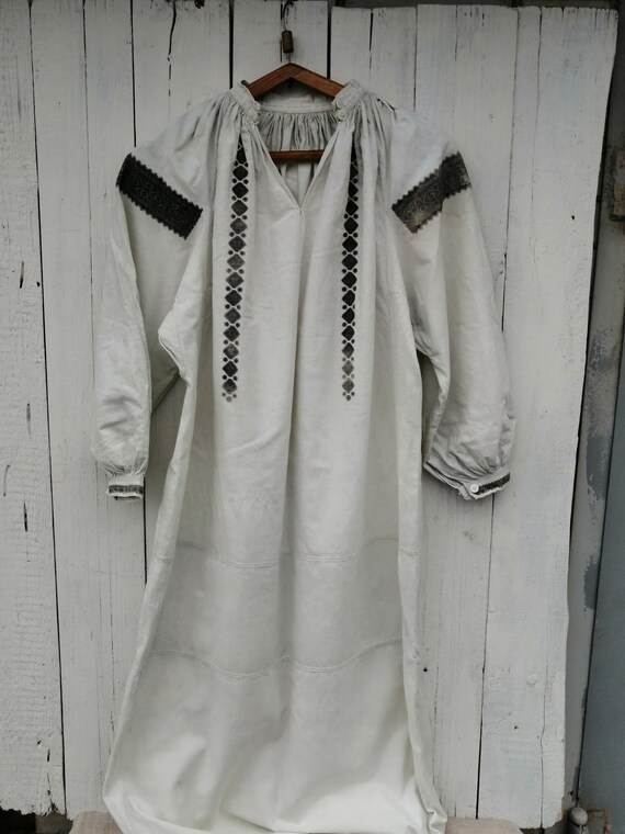 Vintage Ukrainian embroidered shirt, Embroidered s