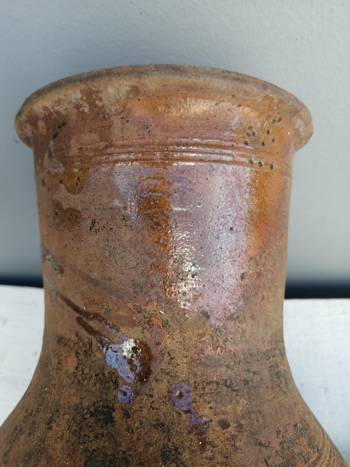 Clay pots Ceramic vase Unique pot Vintage pot Flower vase Etsy