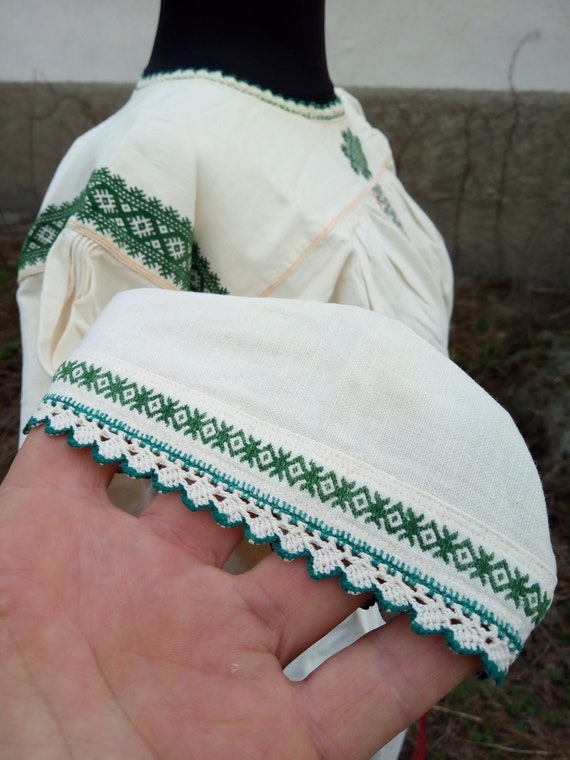 Vintage Ukrainian embroidered shirt, Embroidered … - image 2