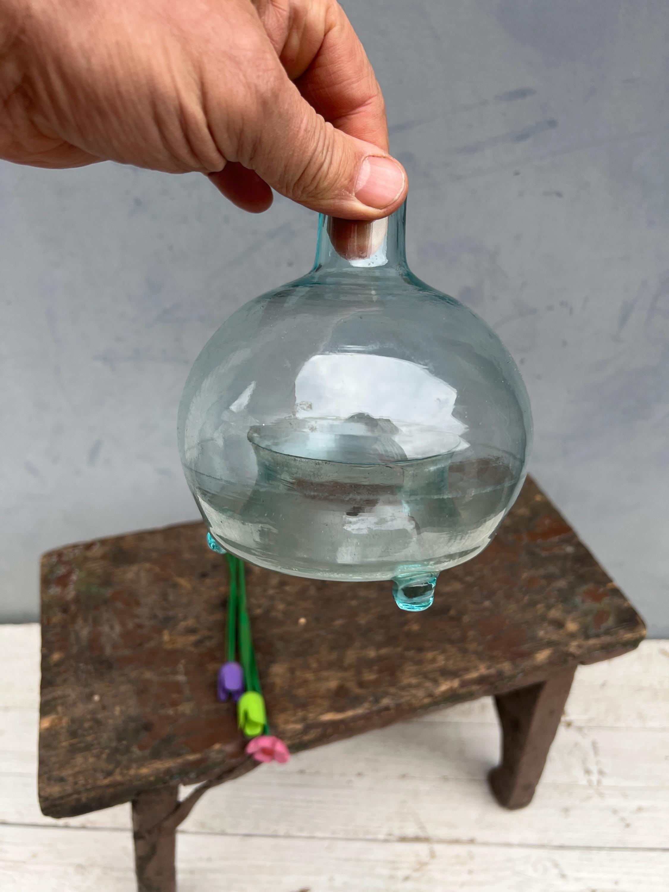 Antique Glass Fly Trap - Etsy