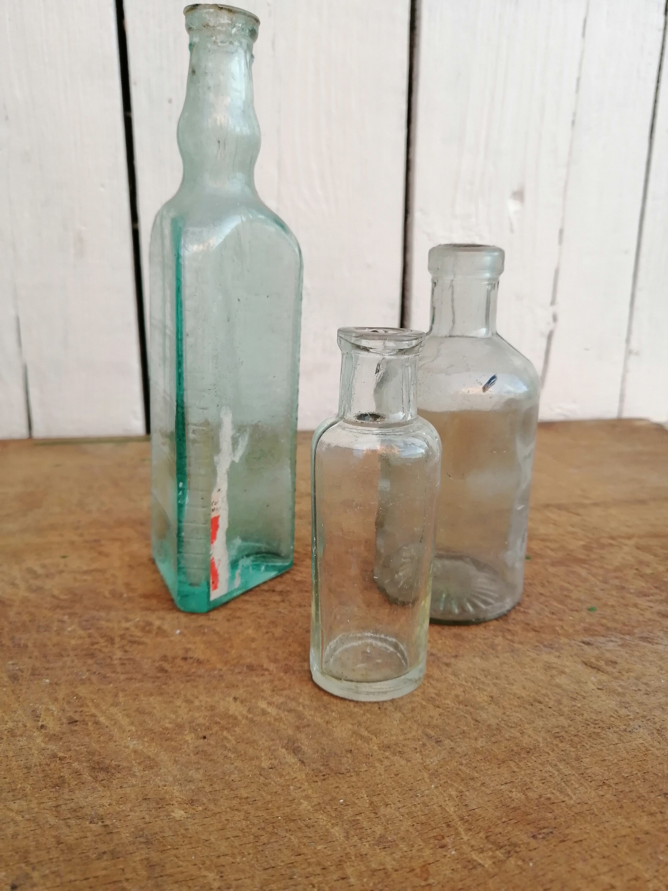 Glass Bottles Medical Bottles Small Interior Vintage Etsy