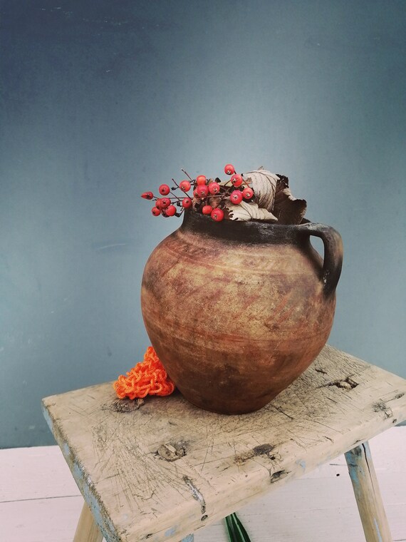Clay pots Ceramic vase Clay pot Ceramic pot Flower vase Etsy