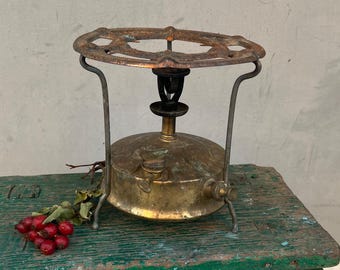 Vintage Messing Petroleum Primus Ofen, Industriedekor