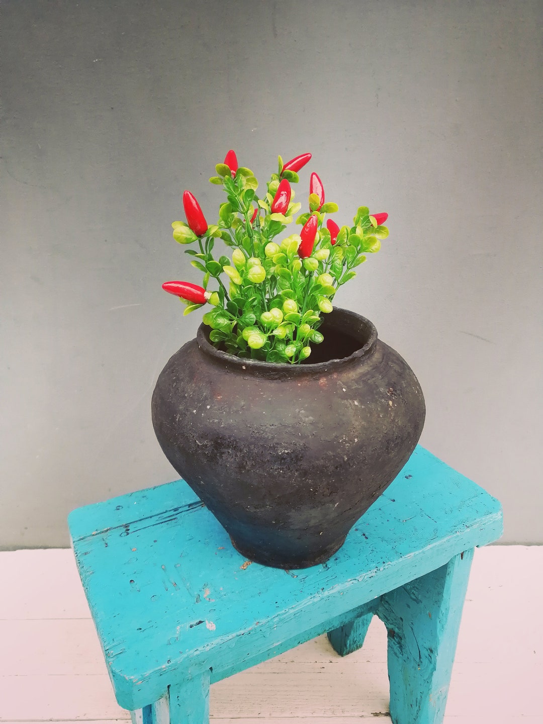 Very Old Clay Vessel Clay Pots Ceramic Vase Clay Pot Etsy