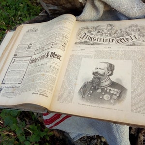 Libro antico 1878, Libro vecchio, Libro raro, Vecchia incisione, Stampe di libri, Libro da collezione, Disegni antichi, Regalo al collezionista, Libro unico