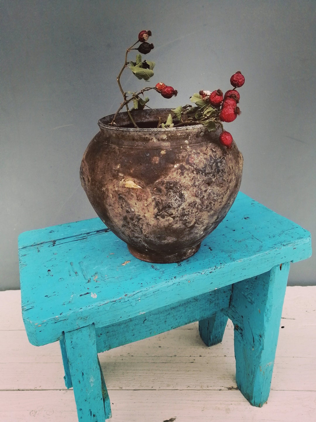 Very Old Clay Vessel, Clay Pots, Ceramic Vase, Clay Pot, Ceramic Pot