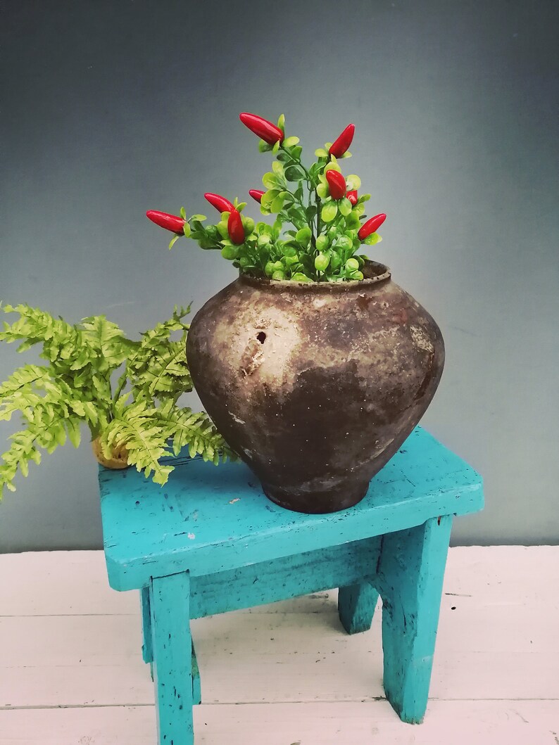 Very Old Clay Vessel Clay Pots Ceramic Vase Clay Pot Etsy