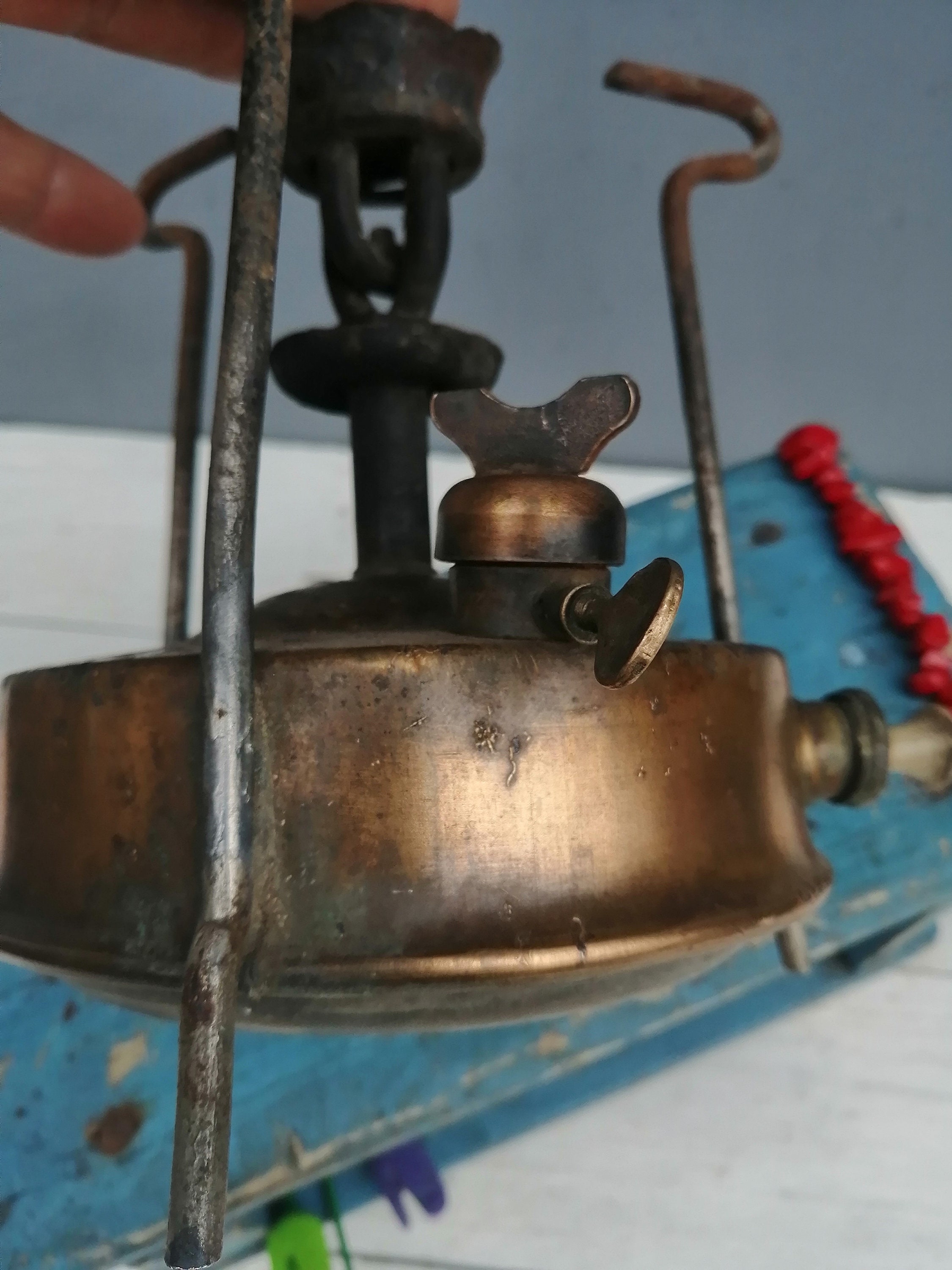 Kerosene primus Antique brass stove Old outdoor stove Etsy