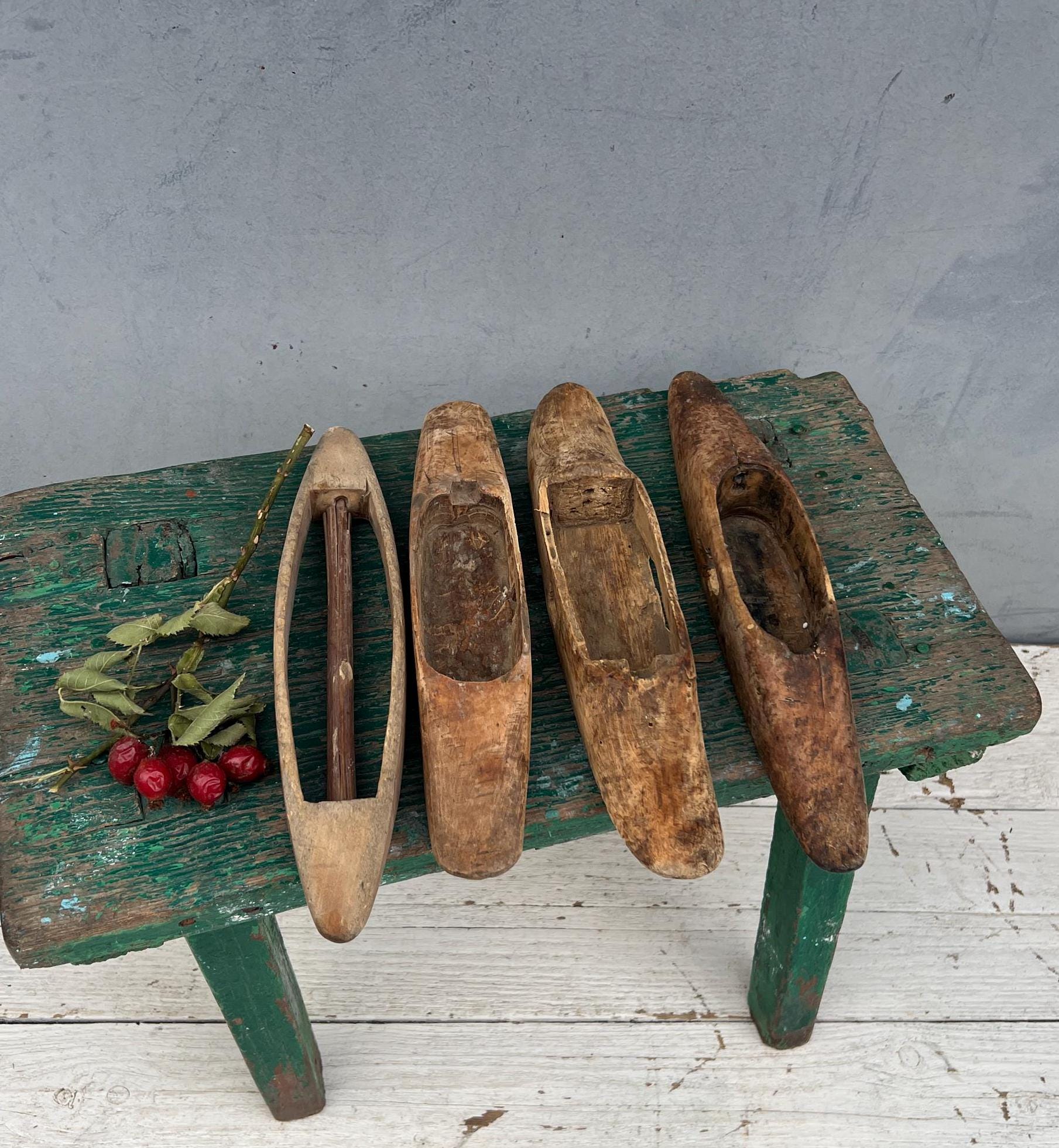 Navette à Tissage Ancienne En Bois - Mercerie, Décoration - France
