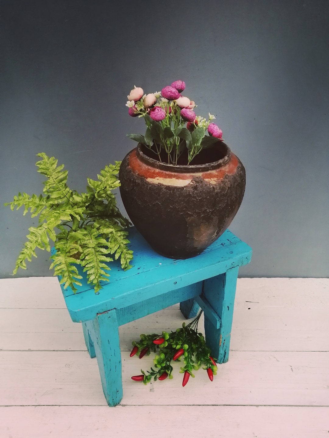 Very Old Clay Vessel Clay Pots Ceramic Vase Clay Pot Etsy