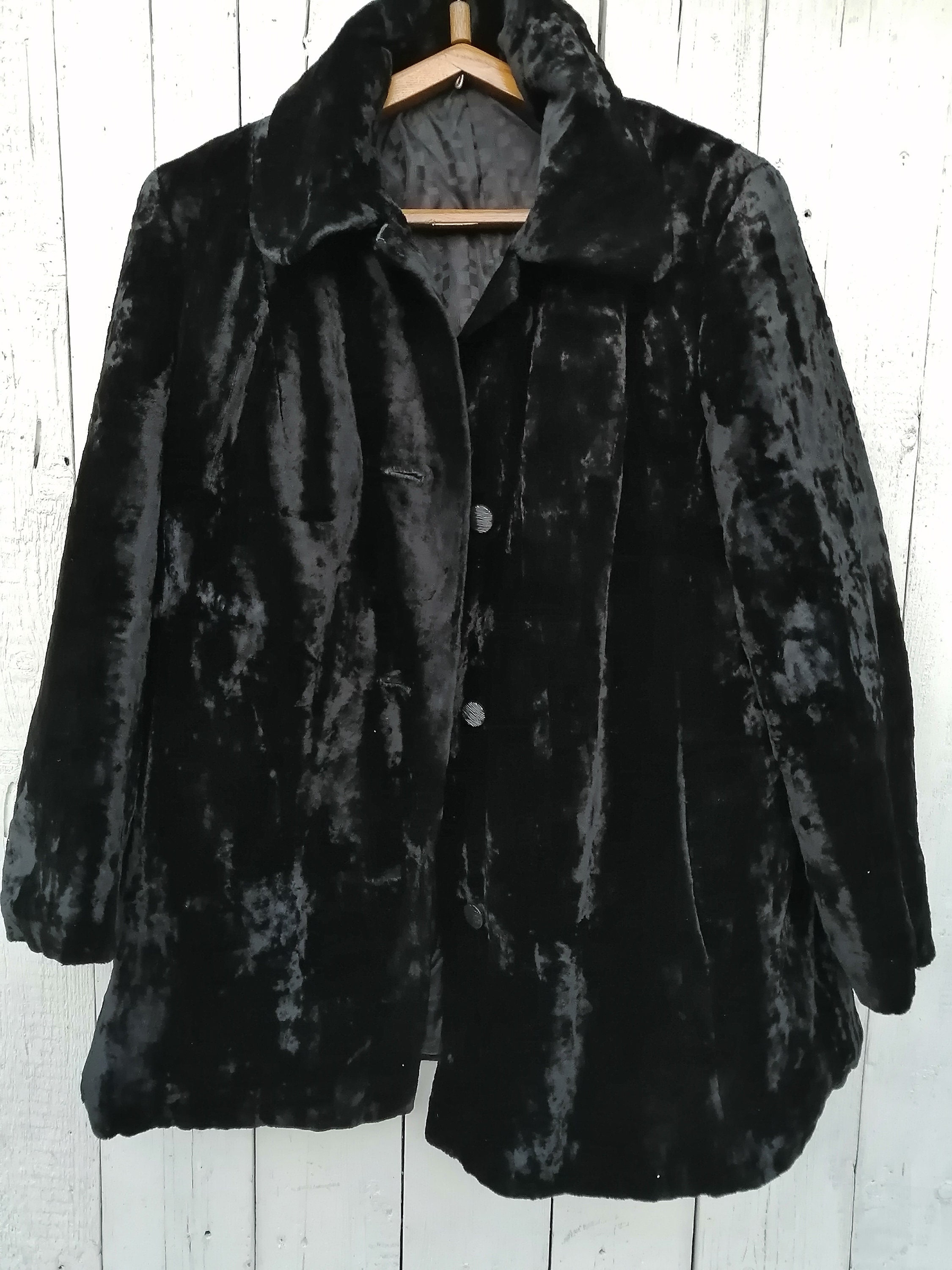 Traditional Clothing Vintage Plush Coat Unique Coat Plush - Etsy