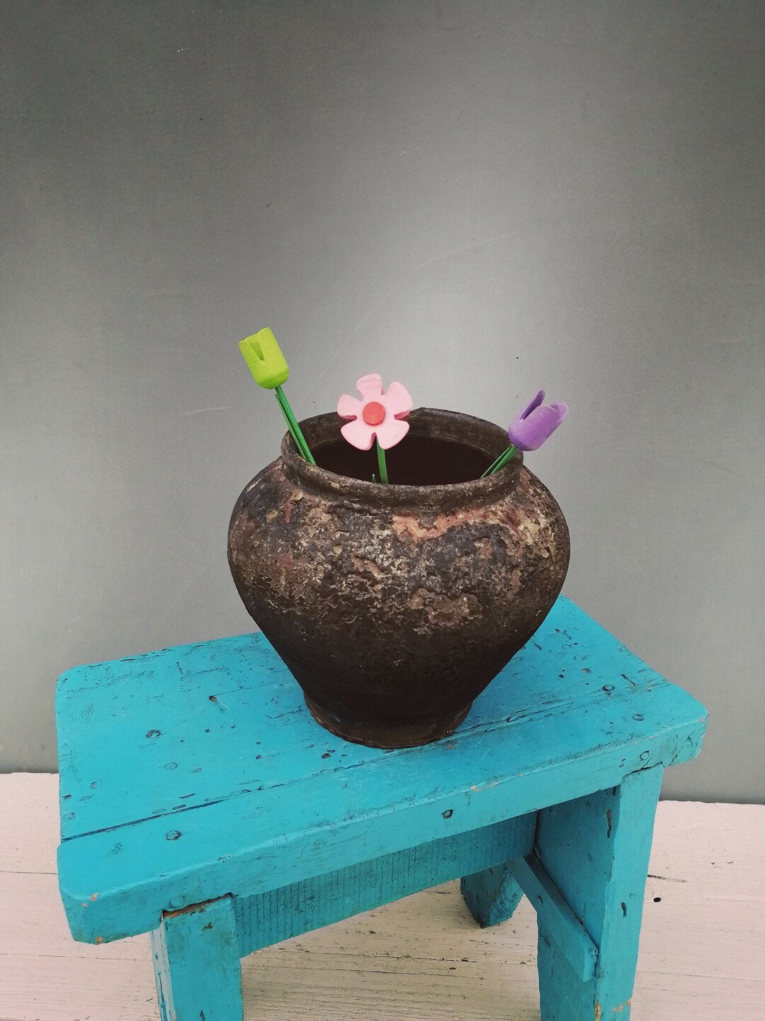 Very Old Clay Vessel, Clay Pots, Ceramic Vase, Clay Pot, Ceramic Pot