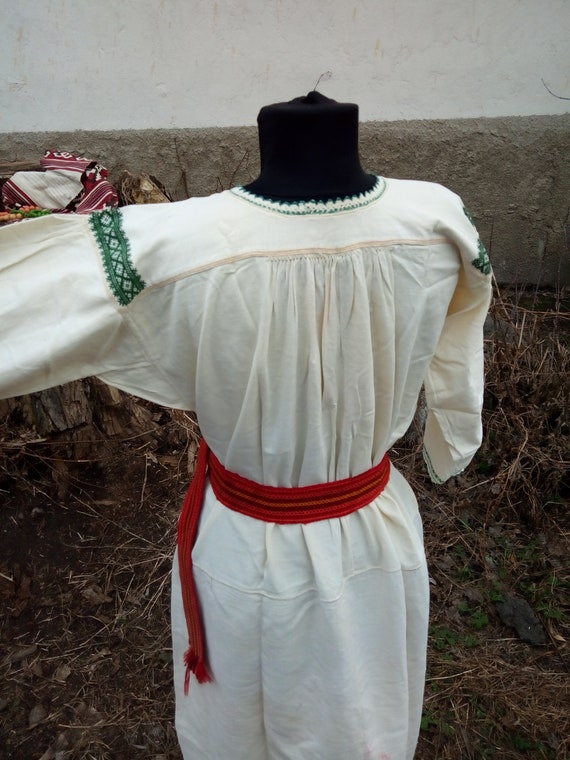 Vintage Ukrainian embroidered shirt, Embroidered … - image 9