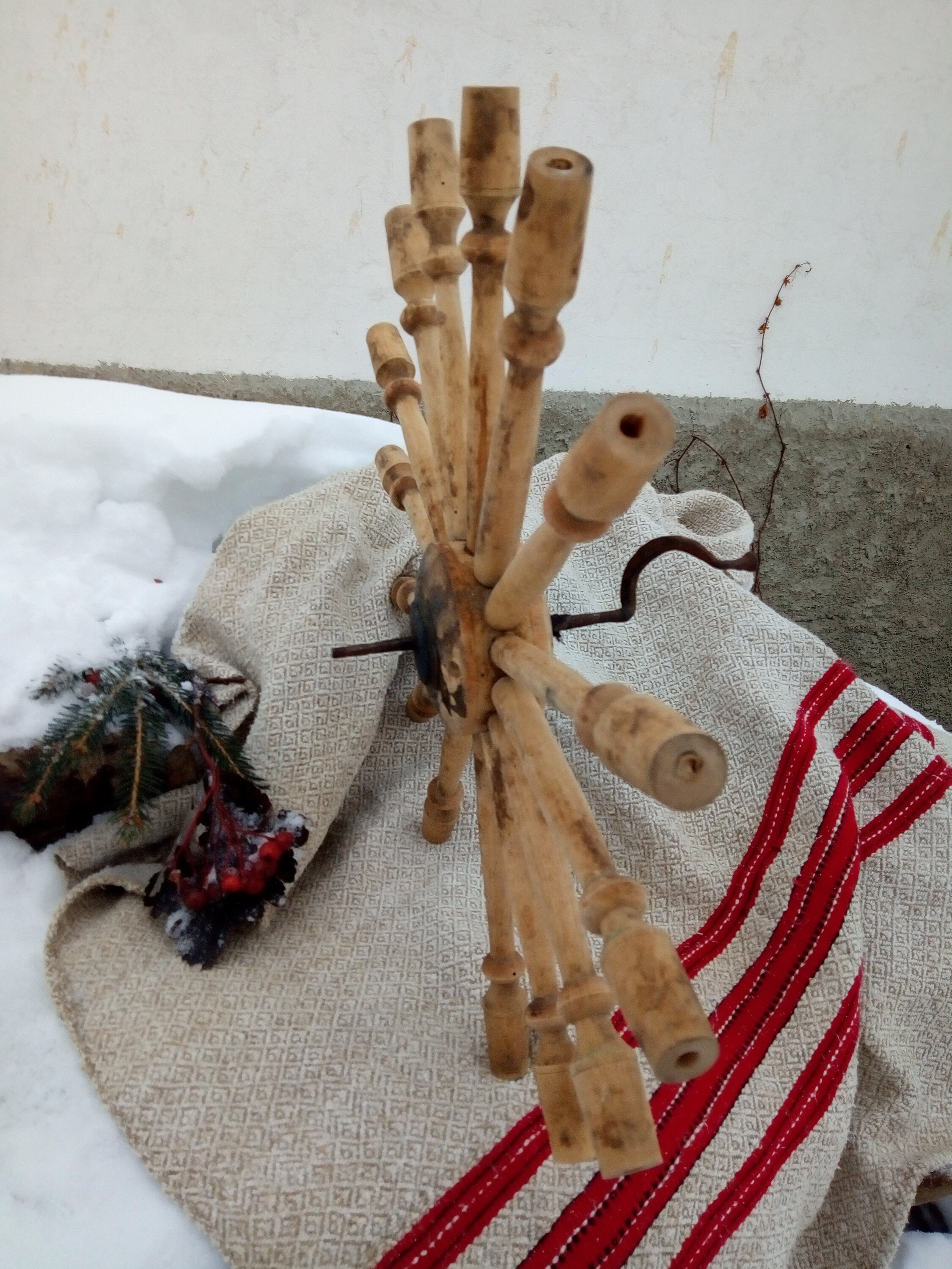 Rueda giratoria antigua Rueda de madera Rueda giratoria de | Etsy