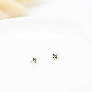 Magischer Pilz s925 Sterling Silber Ohrringe Geburtstagsgeschenk