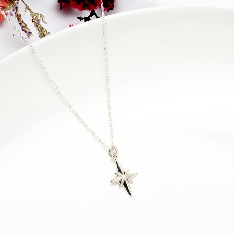 North Star Polaris s925 sterling silver necklace Valentine/'s Day gift