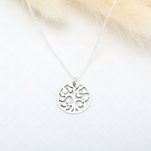 Tree of Life s925 sterlingzilveren ketting Verjaardag Valentijnsdagcadeau