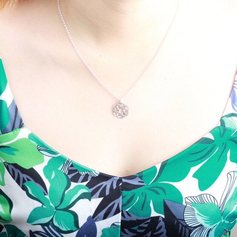 Dreamcatcher celtic s925 sterling silver necklace Valentine/'s Day gift