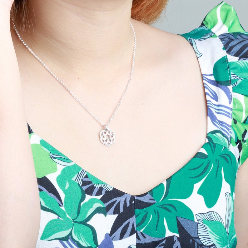Dreamcatcher celtic s925 sterling silver necklace Valentine/'s Day gift